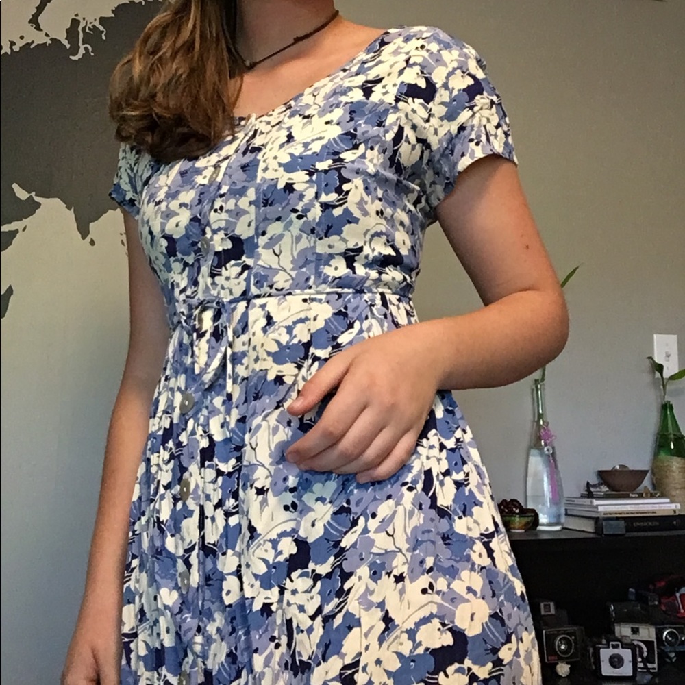Vintage button up dress